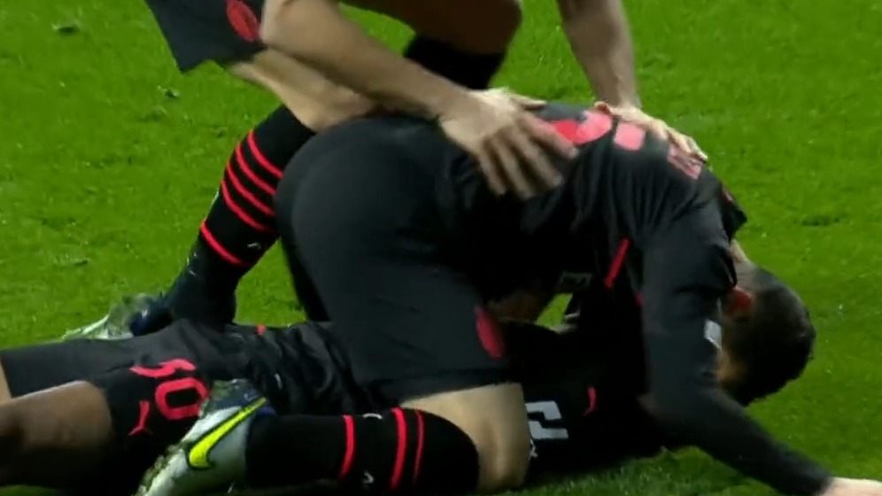 گل اول میلان به اتلتیکو مادرید (جونیور)