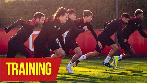 تمرین منچستریونایتد برای تقابل با چلسی