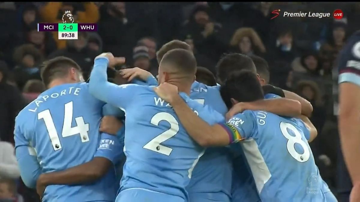 گل دوم منچسترسیتی به وستهام (فرناندینیو)