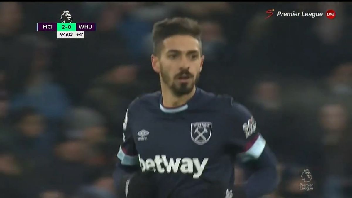 گل اول وستهام به منچسترسیتی (مانوئل لانزینی)