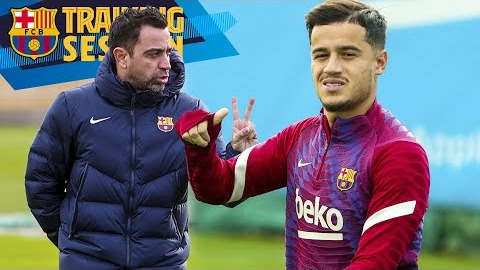 تمرین بارسلونا برای تقابل با بتیس