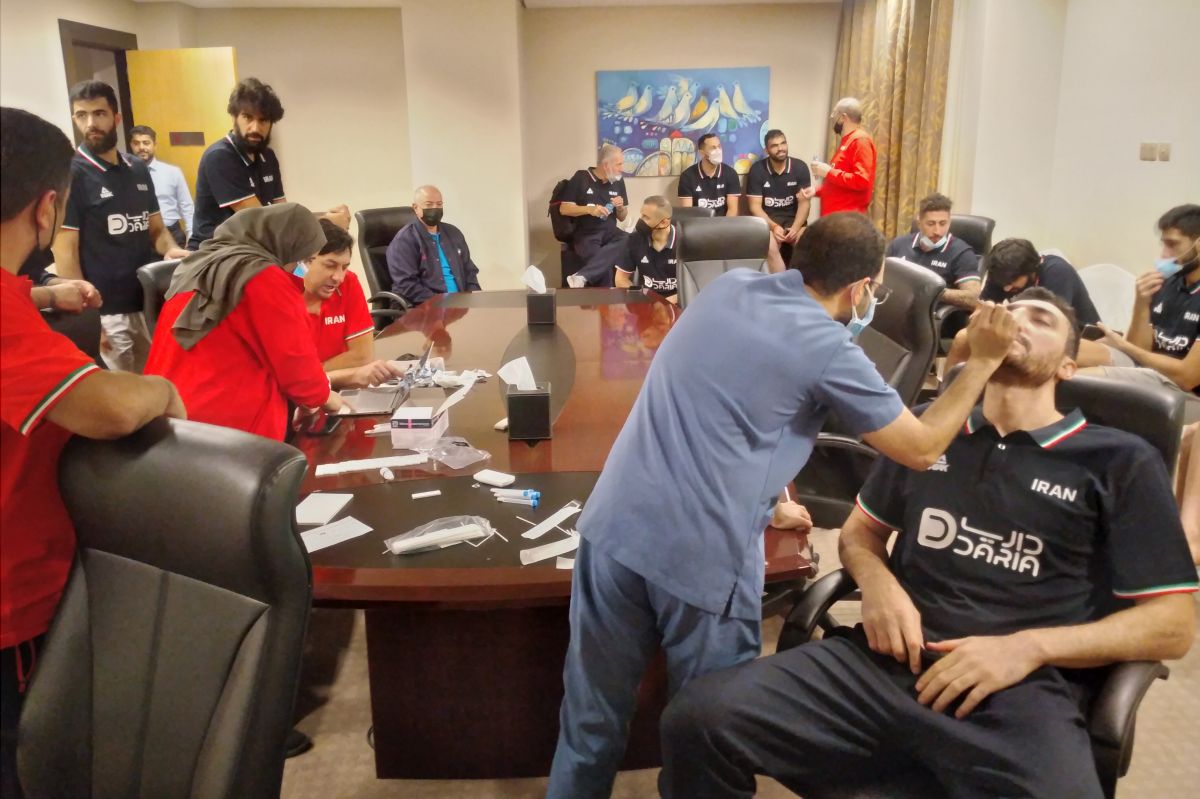 تست کرونای ملی‌پوشان بسکتبال پیش از بازی با بحرین منفی شد