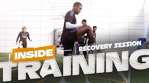 تمرین رئال مادرید پس از برتری مقابل سویا