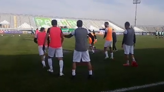 اختصاصی/ گرم کردن بازیکنان آلومینیوم و ذوب آهن پیش از بازی