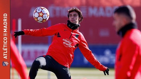 آخرین تمرین اتلتیکومادرید پیش از بازی با پورتو