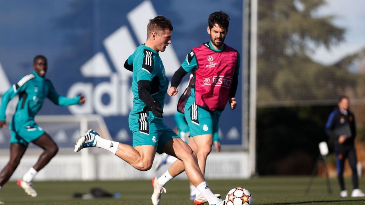 تمرین رئال مادرید برای تقابل با اینتر