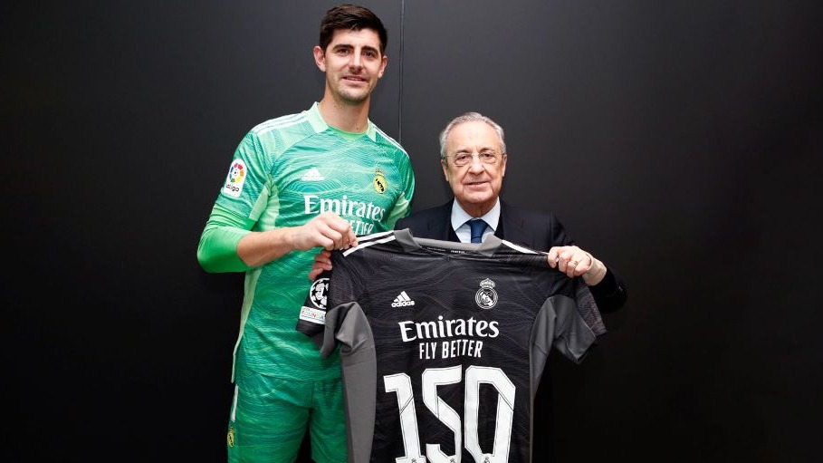 به بهانه صد و پنجاهمین بازی کورتوا برای رئال مادرید