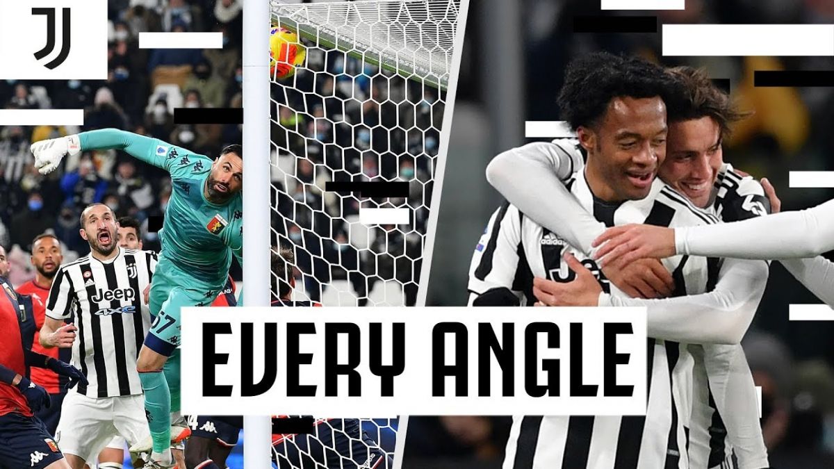 گل زیبای کوادرادو از روی نقطه کرنر مقابل جنووا از زوایای مختلف