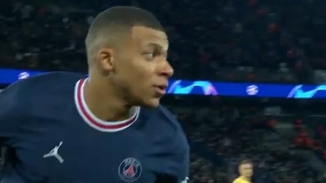 گل اول پاری سن ژرمن به کلوب بروژ (امباپه)