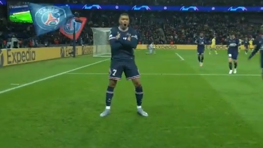 گل دوم پاری سن ژرمن به کلوب بروژ (دبل امباپه)