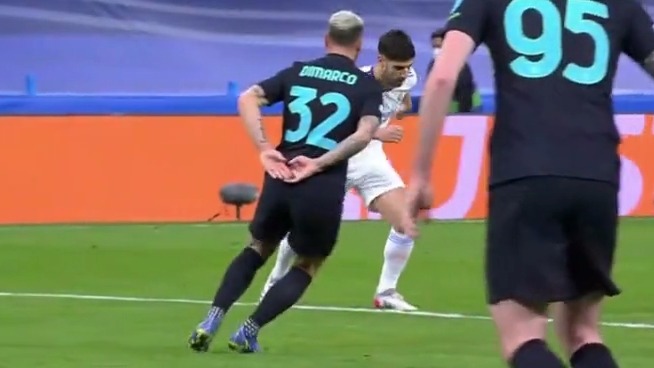 گل دوم رئال مادرید به اینتر (سوپرگل آسنسیو)