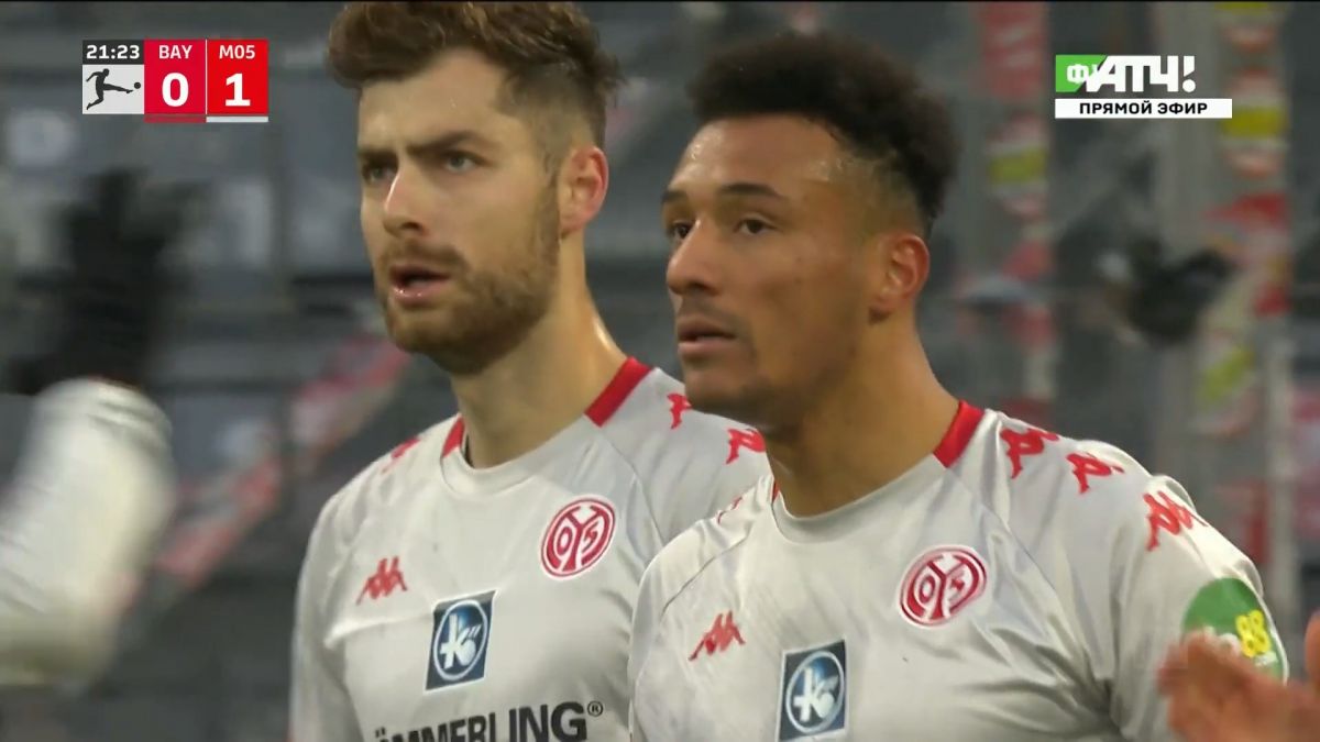 گل اول ماینتس به بایرن مونیخ (کریم اونیسیوو)