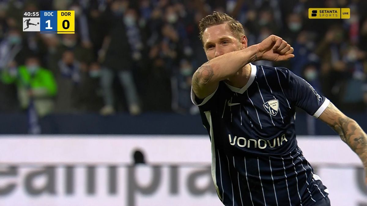 گل اول بوخوم به دورتموند (سباستین پولتر - پنالتی)