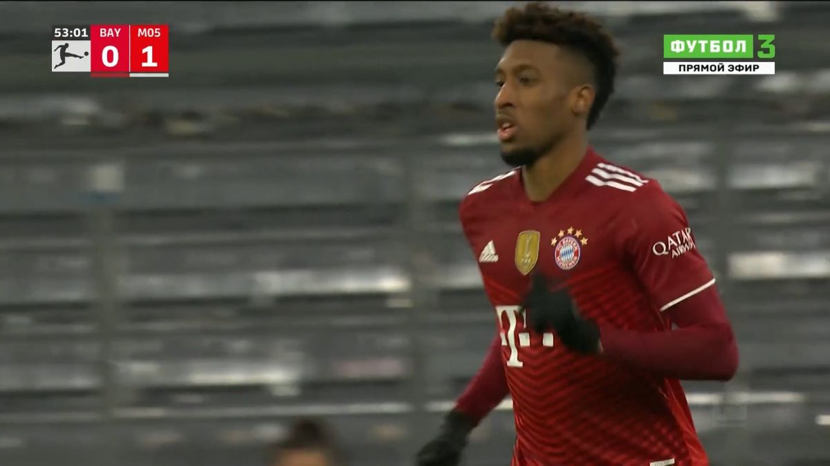 گل اول بایرن مونیخ به ماینتس (کینگزلی کومان)