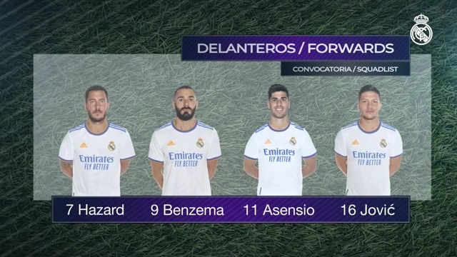 اسامی بازیکنان رئال مادرید برای تقابل با اتلتیکو مادرید