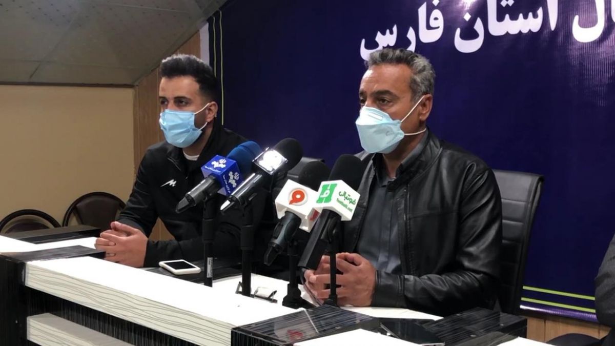 کنفرانس خبری کلانتری سرمربی فجرسپاسی بعد از بازی با مس رفسنجان