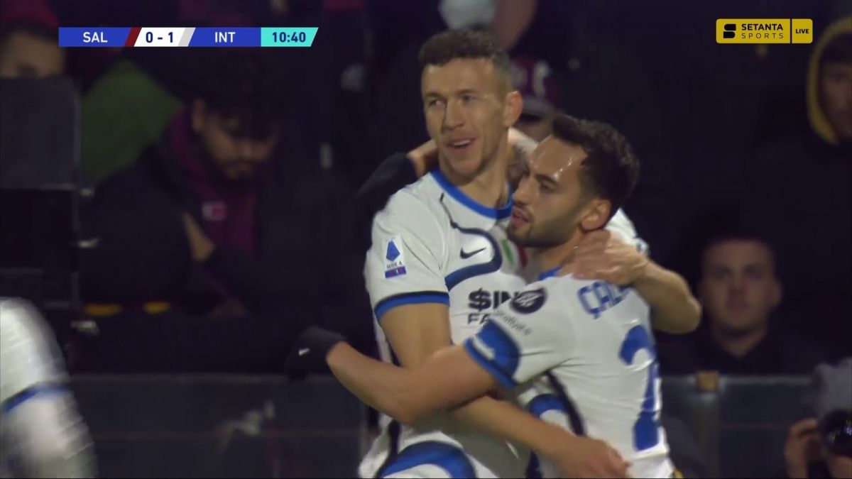 گل اول اینتر به سالرنیتانا (ایوان پریشیچ)