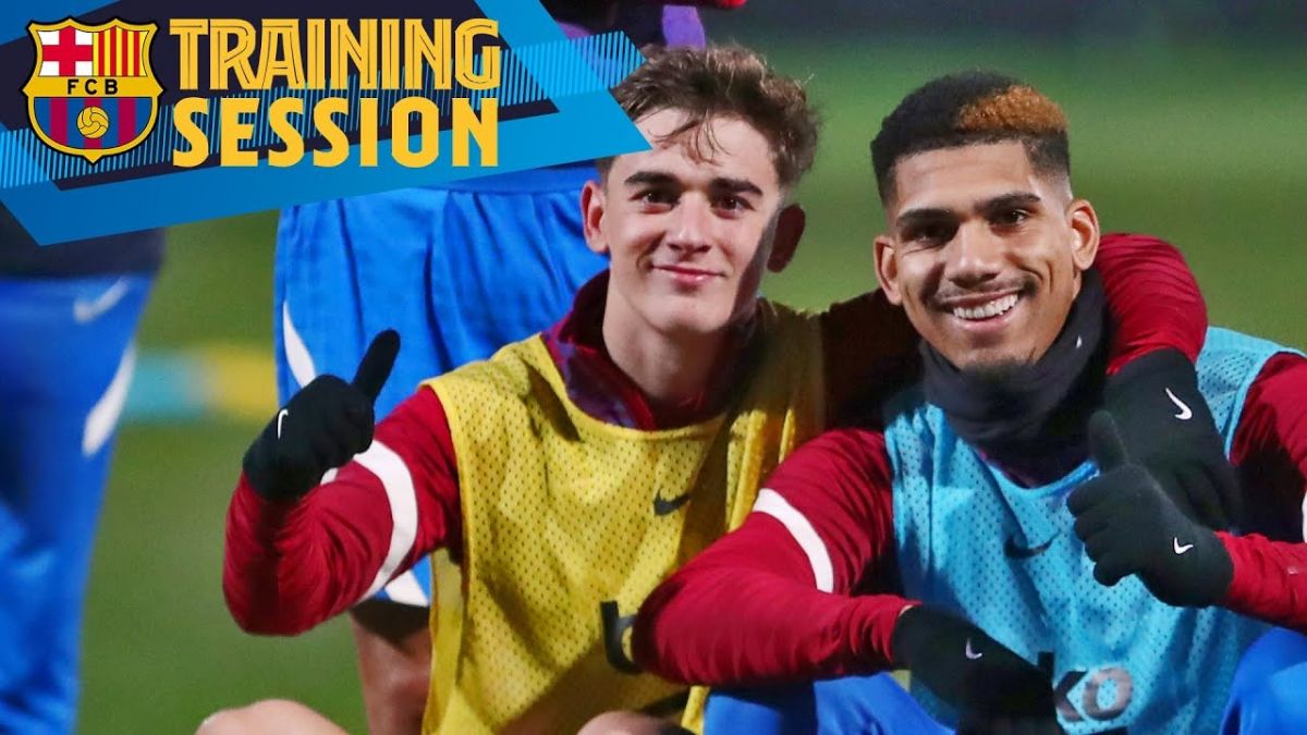 آخرین تمرین بارسلونا قبل از دیدار با الچه