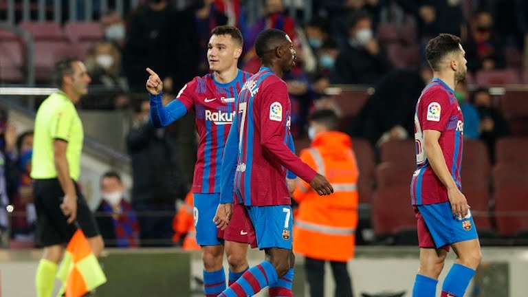 گل اول بارسلونا به الچه (فران)