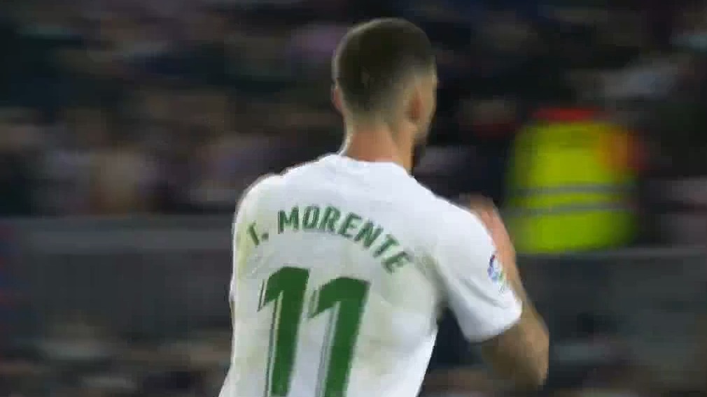 گل اول الچه به بارسلونا (مورنته)