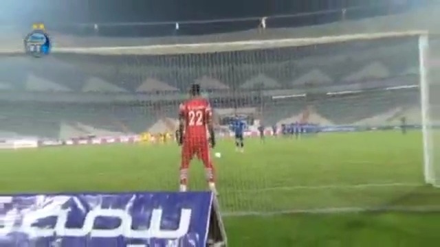 ضربات پنالتی بازی استقلال و نود ارومیه از نگاه دوربین باشگاه استقلال