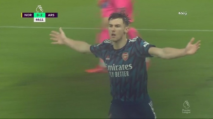 گل دوم آرسنال به نوریچ (تیرنی)