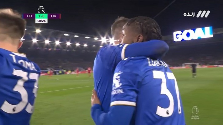 گل اول لسترسیتی به لیورپول (آدمولا لوکمن)