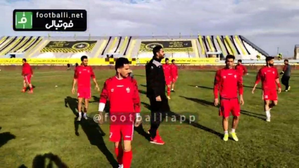 اختصاصی/ گرم کردن بازیکنان سپاهان و پرسپولیس پیش از بازی