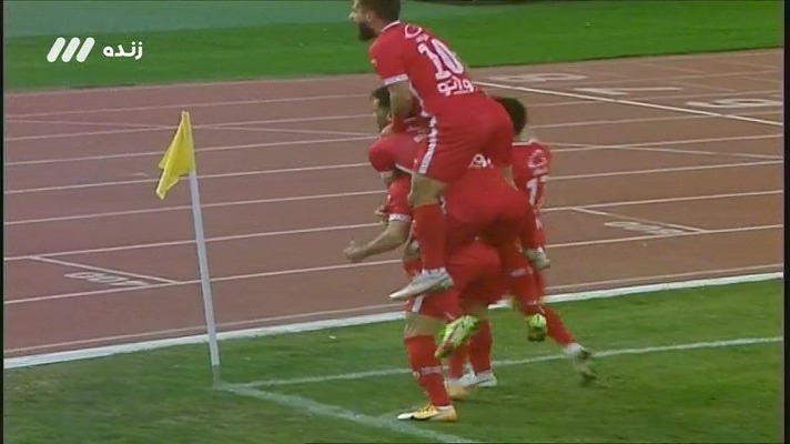 گل اول پرسپولیس به سپاهان (کمال کامیابی نیا)