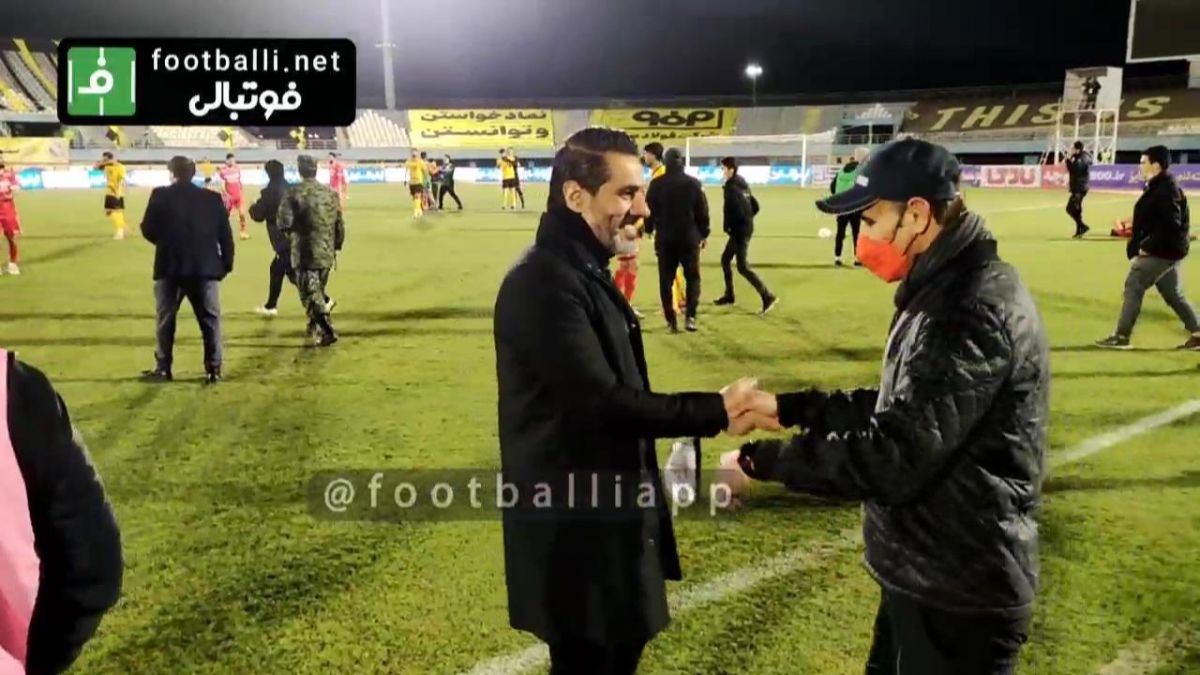 اختصاصی/ شادی نیمکت پرسپولیس در پایان بازی با سپاهان