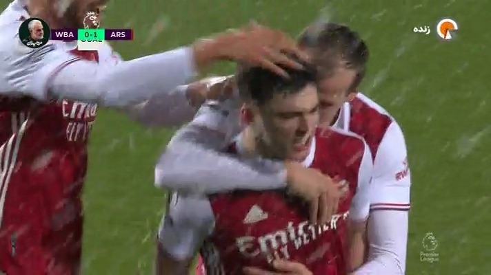 گل اول آرسنال به وست برومویچ (شوت زیبای تیرنی)