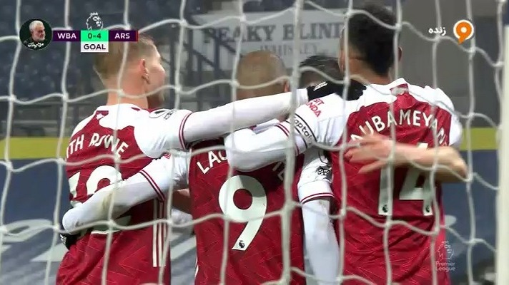 گل چهارم آرسنال به وست برومویچ (دبل لاکازت)