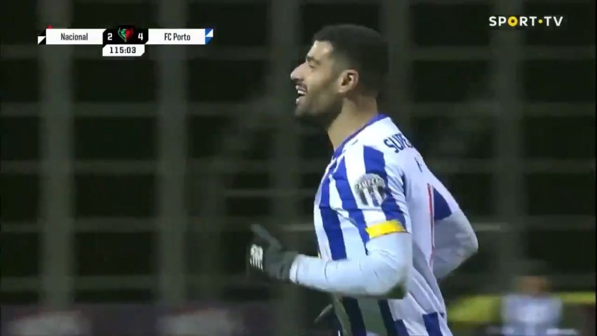 گل چهارم پورتو به ناسیونال (مهدی طارمی)