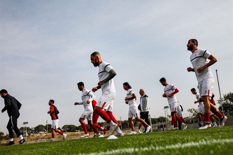 برگزاری تمرین تراکتوریها با حضور اشکان دژاگه