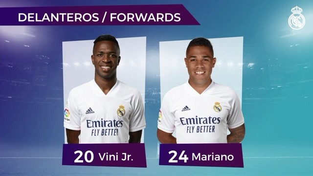 اسامی بازیکنان رئال مادرید برای تقابل با هوئسکا