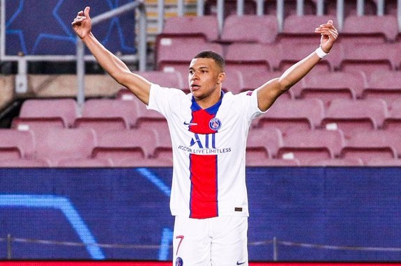 خلاصه بازی بارسلونا 1-4 پاری سن ژرمن (هت تریک امباپه)