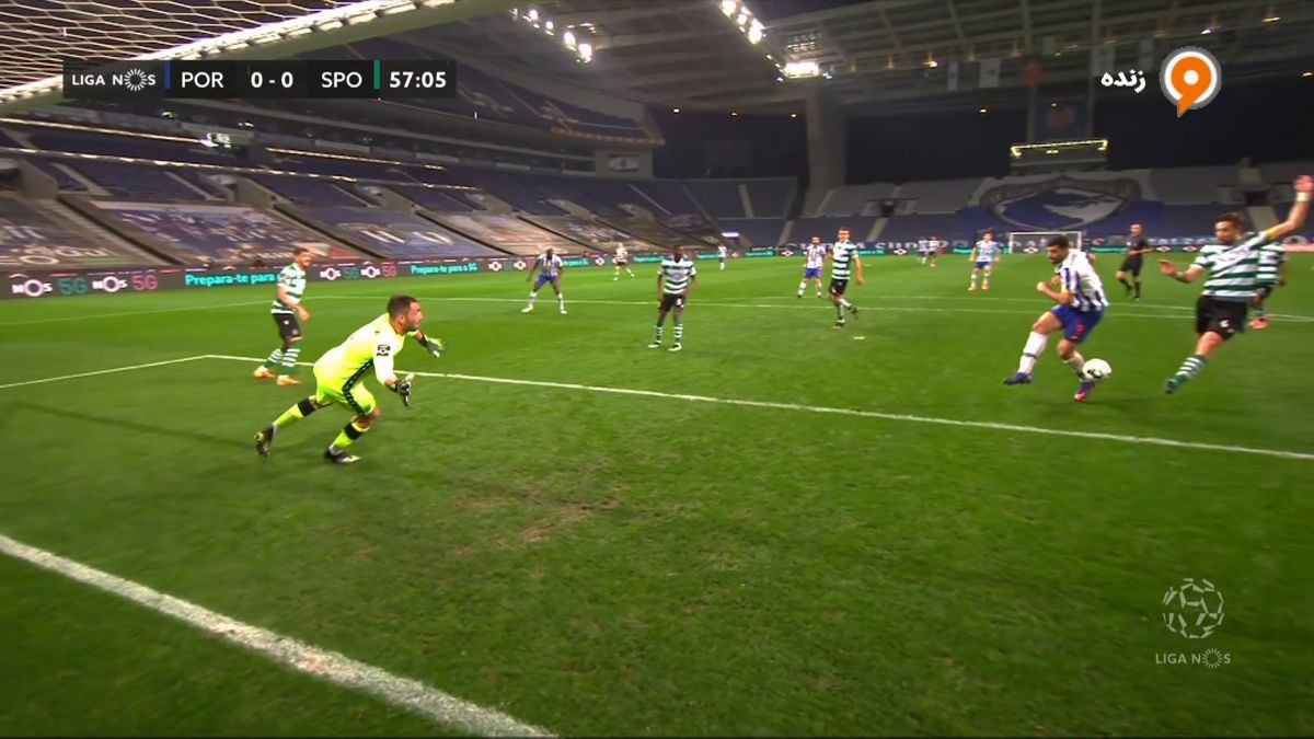 گل نزدن باورنکردنی مهدی طارمی مقابل اسپورتینگ لیسبون