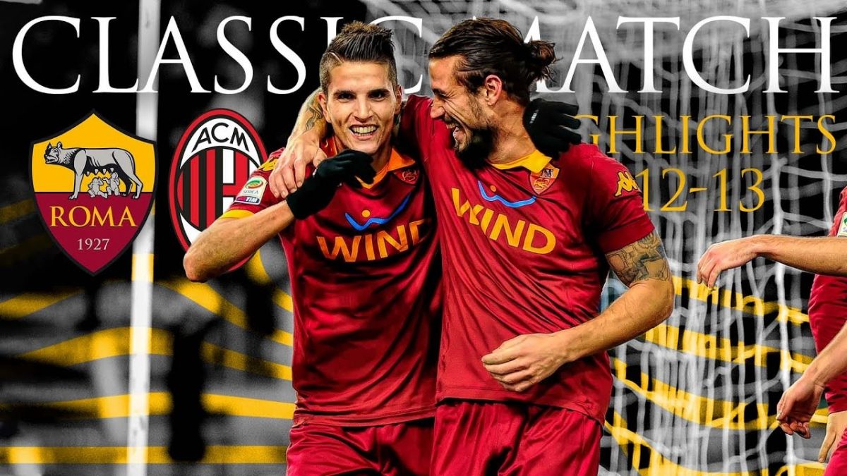 بازی کلاسیک/ رم 4-2 میلان - دبل لاملا (فصل 13-2012)