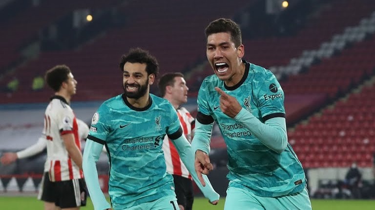 گل دوم لیورپول به شفیلد یونایتد (فرمینو)