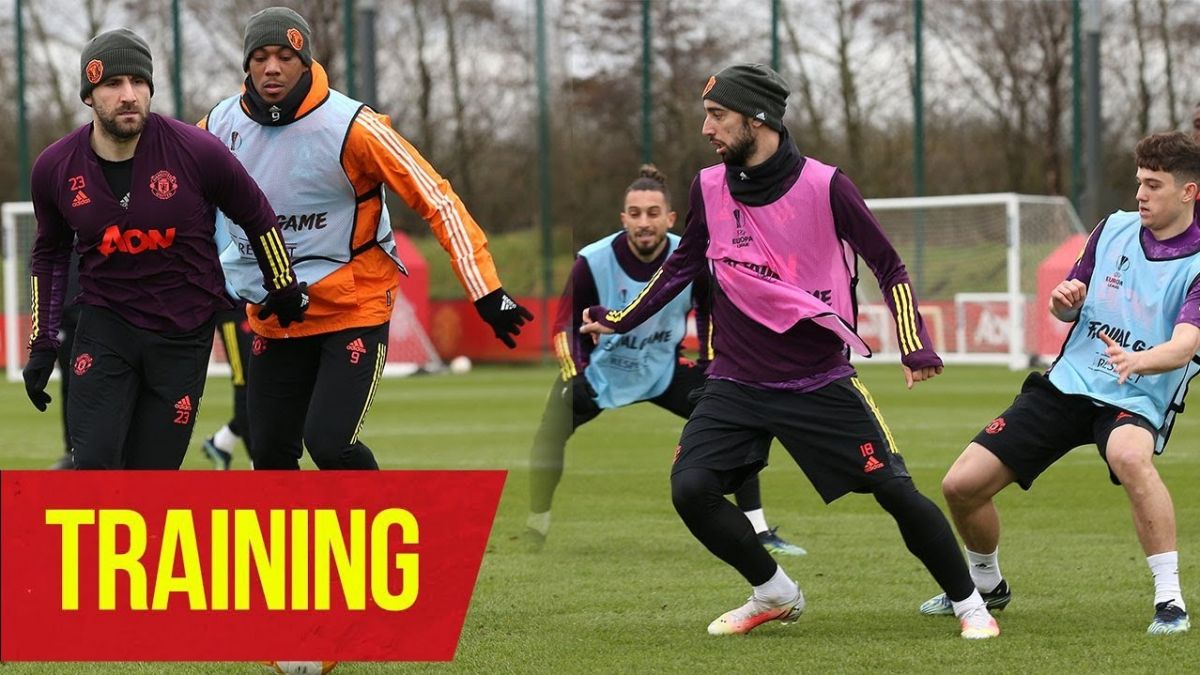 آخرین تمرین منچستریونایتد برای تقابل با میلان