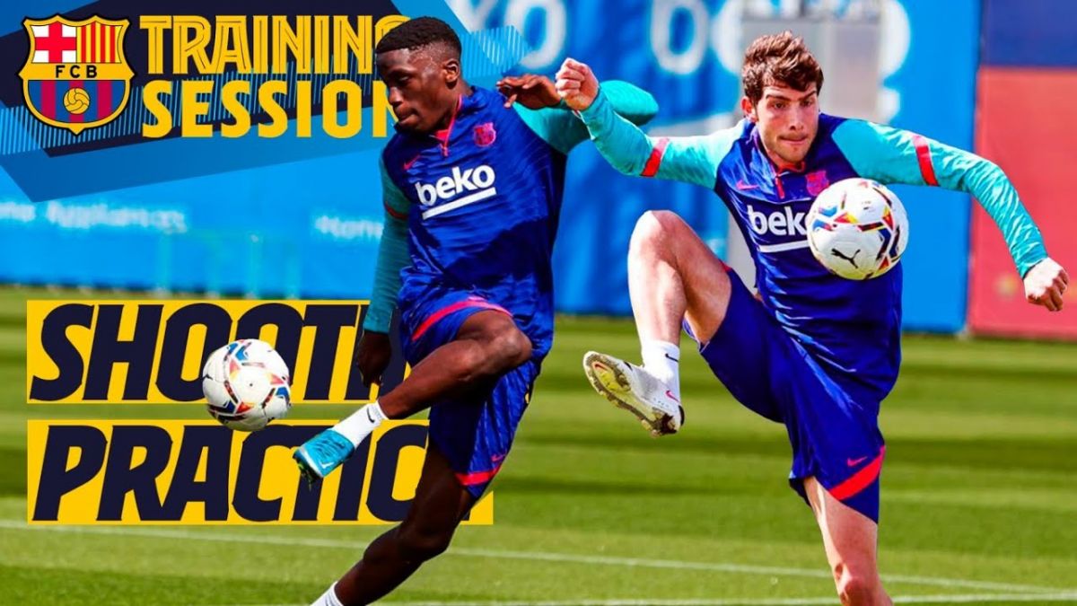 تمرین امروز بارسلونا (2 فروردین)