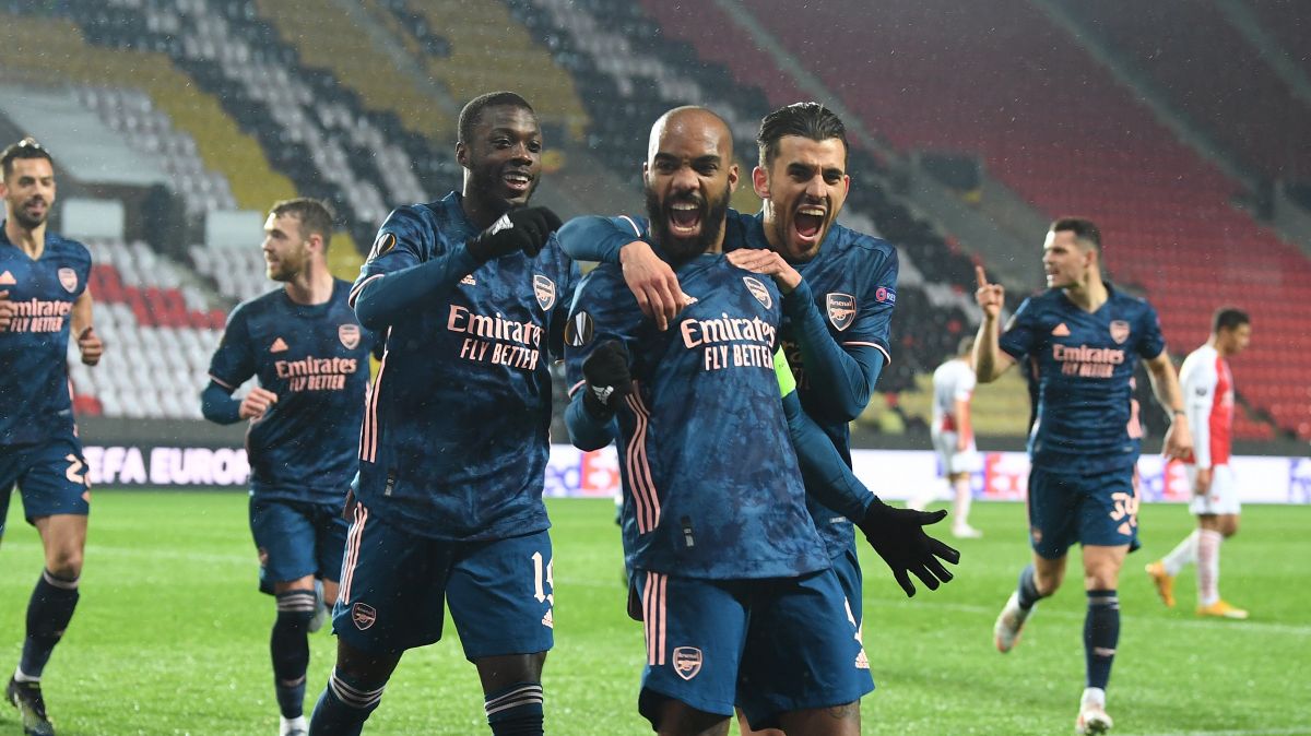 خلاصه بازی اسلاویا پراگ 0-4 آرسنال