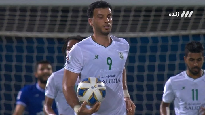 گل دوم الاهلی عربستان به استقلال (دبل عمر السوما)