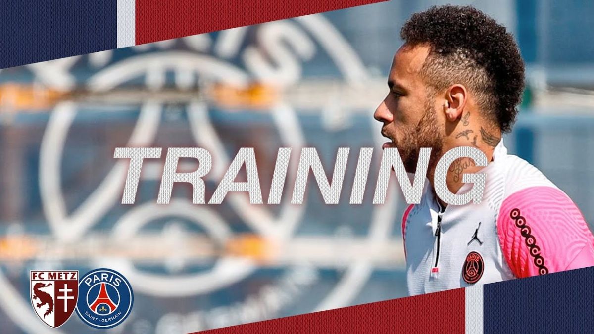 آخرین تمرین پاری سن ژرمن پیش از بازی با متز