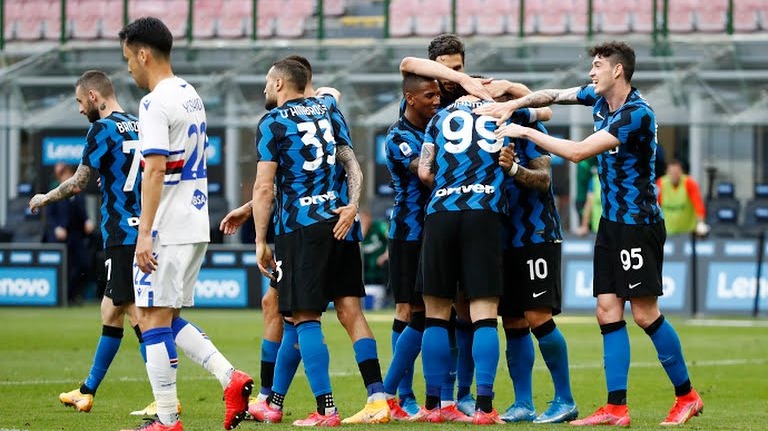 خلاصه بازی اینتر 5-1 سمپدوریا