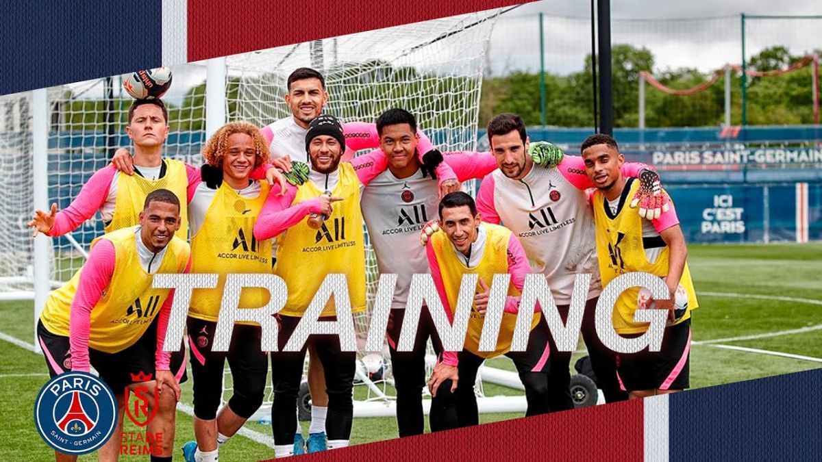 آخرین تمرین پاری سن ژرمن پیش از بازی با رنس