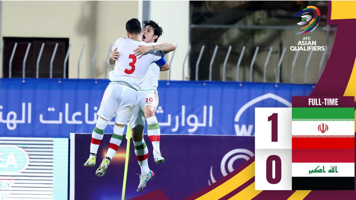 خلاصه بازی عراق 0-1 ایران (صدرنشینی و صعود ایران)