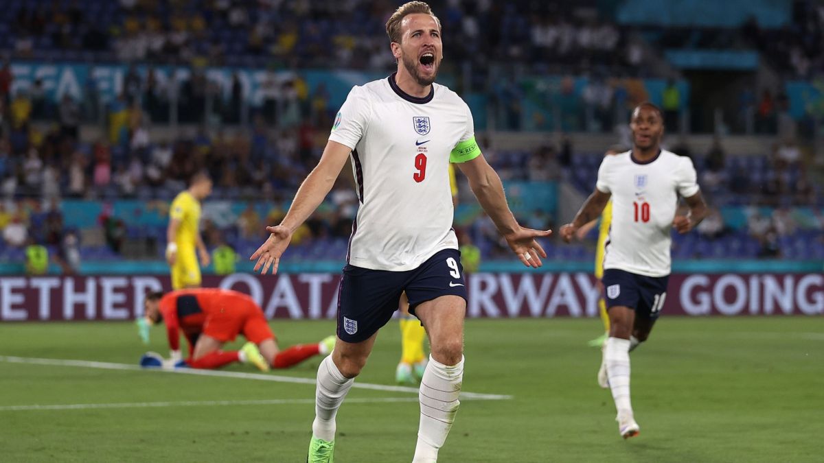 گل اول انگلیس به اوکراین (هری کین)