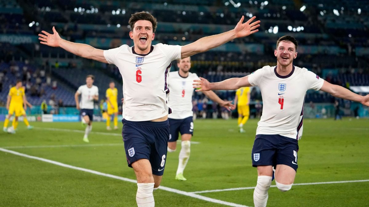 گل دوم انگلیس به اوکراین (هری مگوایر)