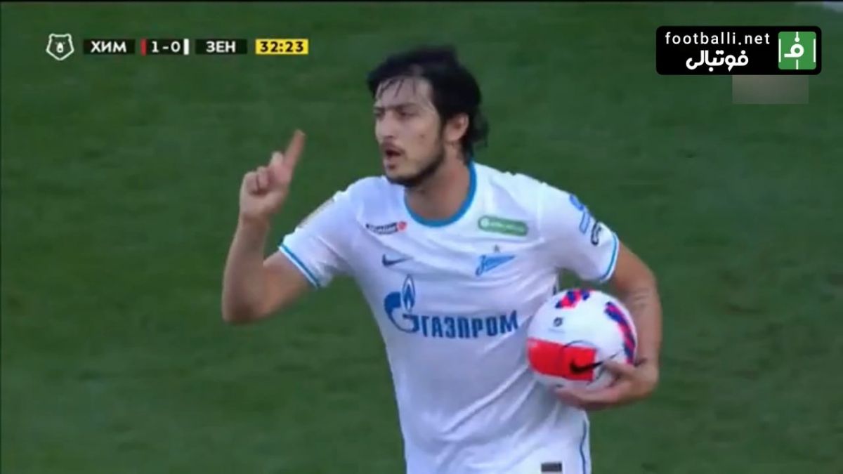 گل اول زنیت به خیمکی توسط سردار آزمون